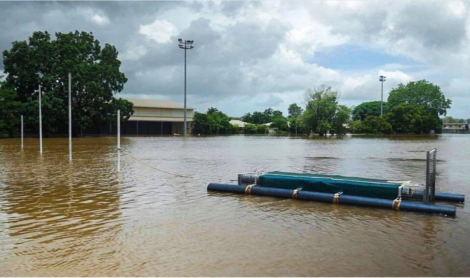 croc-net-th-AFL-thm.jpg The crocodile net at Daly River Football Club. Picture: AFL NT - AFL